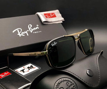 Stylish Arrival Black & Gold Sunglasses For Men